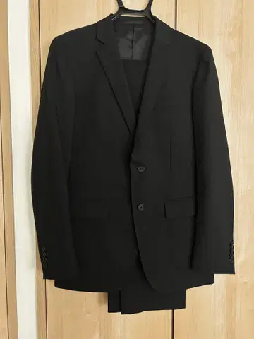 비즈니스 정장 자켓과 팬츠 세트 (블랙)