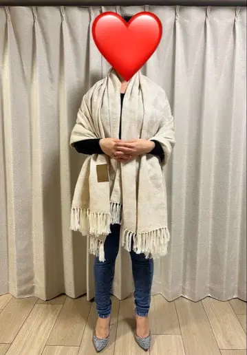 [ 새상품 미사용 ] 대형 스톨 알파카모 100퍼센트 사용