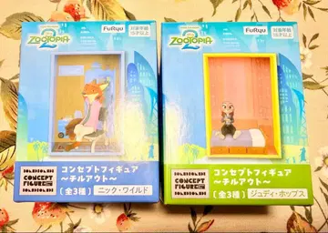 주토피아 2 닉 주디 칠아웃 컨셉 피규어