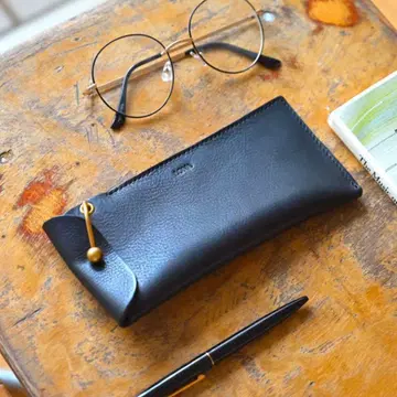LONA glasses case-U 놋쇠 네브라스카 가죽 안경 케이스