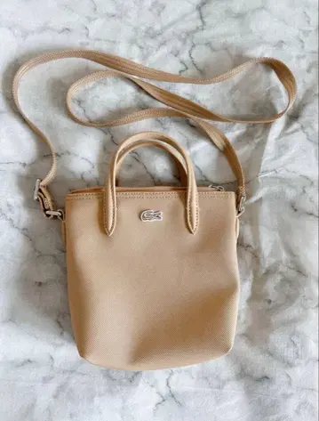 LACOSTE 라코스테 숄더백 베이지