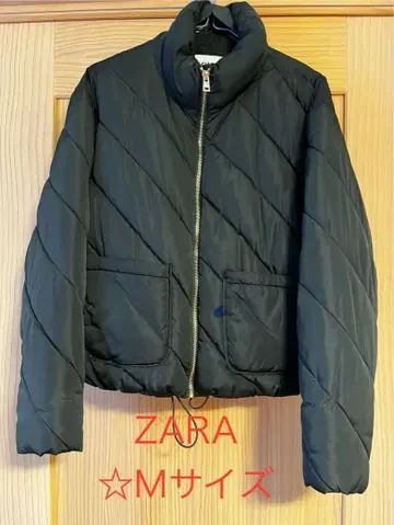 ZARA 퀼팅 자켓 블랙 M 사이즈