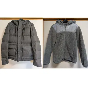 나노 유니버스 하이브리드 다운 파카 플리스 묶음 판매 새상품급