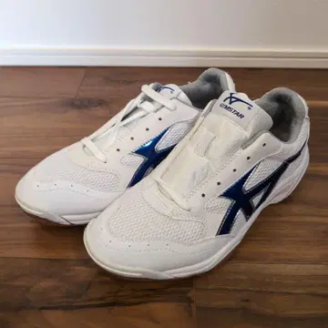 미즈노 GOLDSTAR 화이트/네이비 스니커즈 26.5cm