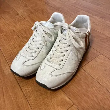 [ 새상품급 ] 패트릭 화이트 마라톤 가죽 39