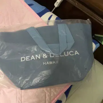 DEAN & DELUCA 에코백 파랑 HAWAII