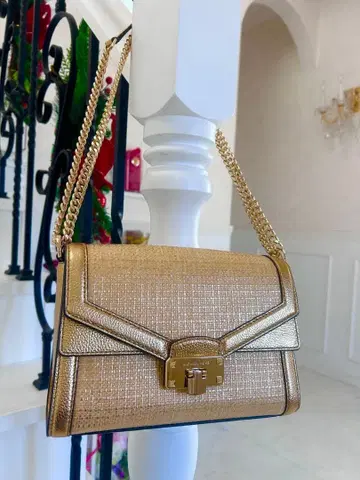 MICHAEL KORS 골드 체인 숄더백