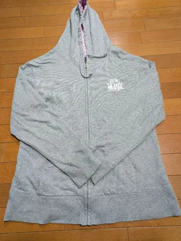 B'z Ain't No Magic 그레이 집업 후드티 XL