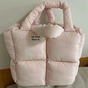 My Mum Made It 핑크 토트백