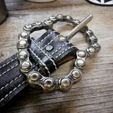 빈티지 바이크 체인 버클 바이커