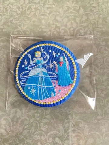 디즈니 Biscutit2 자수 캔뱃지 신데렐라