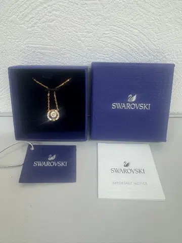 Swarovski 골드 펜던트 목걸이