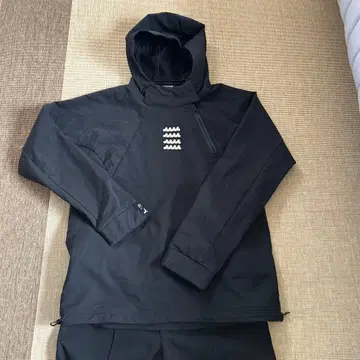 muta marine 나일론 스트레치 후드티