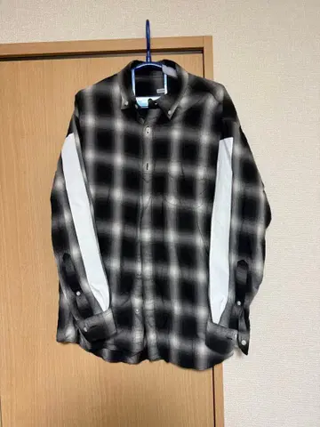 시퀄 sequel 체크 셔츠 M 사이즈