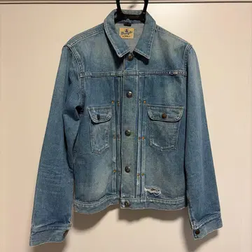 Wrangler for Ron Herman 데미지 유즈드 데님 G자켓