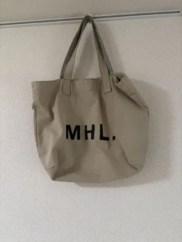 MHL 토트백 베이지