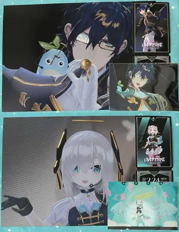 니지산지 OVERTURE 특전 빅 카드 티켓풍 카드 공연 사진 카드