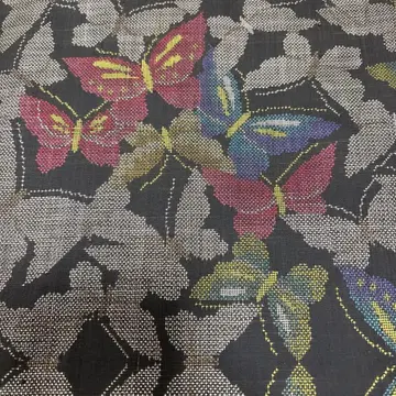 오시마 명주 나비 패턴 7말 일원