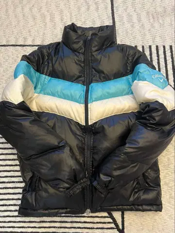 캘러웨이 골프 2way callaway 다운 자켓 M 남성용 블랙