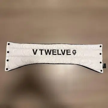 V TWELVE 넥워머 화이트/블랙