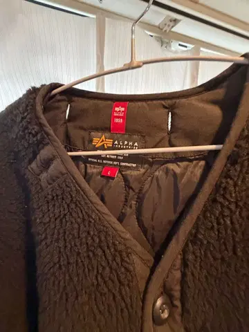 ALPHA 블랙 보아 자켓