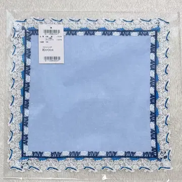 친자와 레이스 ANA 손수건 아쿠아 블루 새상품