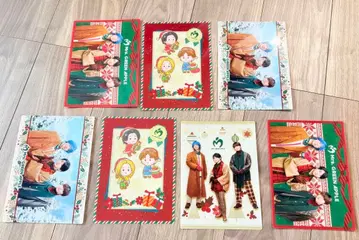 미세스 비주얼 시트 크리스마스 엽서 7매 세트