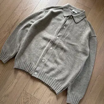 한국 LEMAY 베이지 니트 가디건