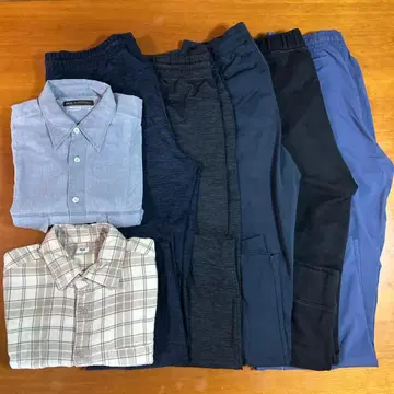 [초특가] UNIQLO 유니클로 팬츠 긴팔 셔츠 기타 7점 묶음 판매