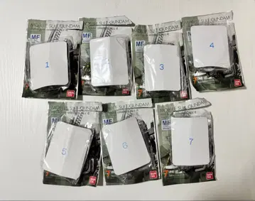 반다이 건담 미니 피규어 셀렉션 플러스 4 7종 선라이즈