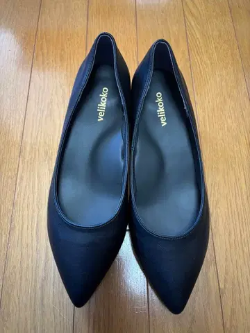 veiloko 블랙 스틸레토 펌프스 24.5cm