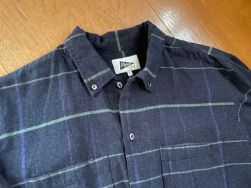 필그림 서프 긴팔 체크 셔츠 M