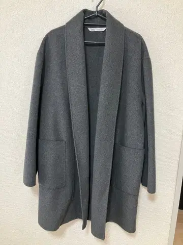 ZARA 그레이 체스터 코트 EUR S