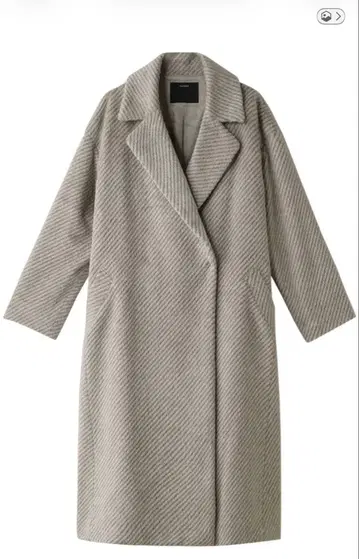 플로렌트 florent 그레이 스트라이프 패턴 울 코트