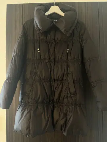 ef-de 다운 코트 다운 코트 블랙