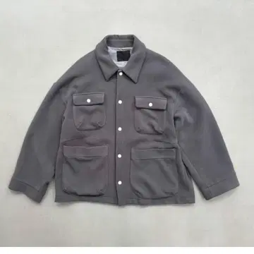 bukht 그레이 기모 CPO 헌터 자켓 커버올
