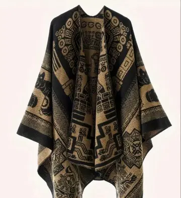 배트윙 슬리브 케이프