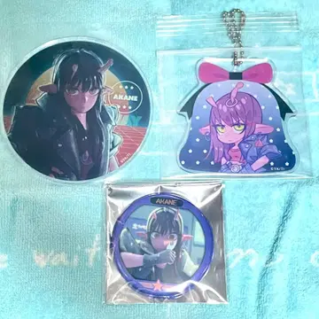 밀키 웨이 아카네 만화전 아크릴 코스터 캔뱃지 아크릴 키링