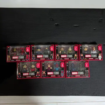 마블 스튜디오 큐브릭 베어브릭 7체 세트