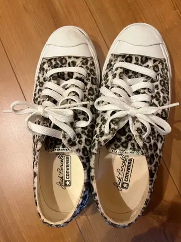 Converse Jack Purcell 레오파드 무늬 스니커즈