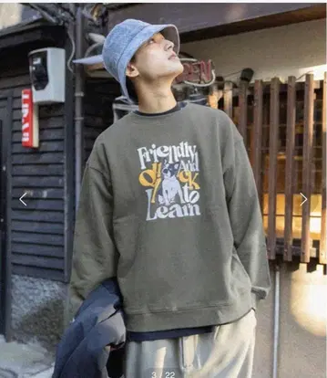 niko and - 속기모 사가라 자수 풀오버 (맨투맨) L 사이즈