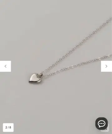 yoaaa 실버 925 하트 목걸이