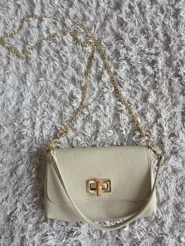 LAURA DI MAGGIO 대나무 금장 장식 미니백