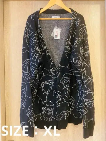 graniph 니트 가디건 나이스 미들 에이지드 맨 XL 택 포함 새상품