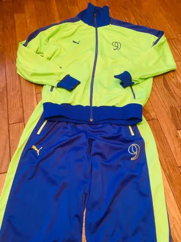 Puma 저리 세트 라임 그린/블루