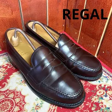 REGAL 코인 로퍼 브라운 24.5cm