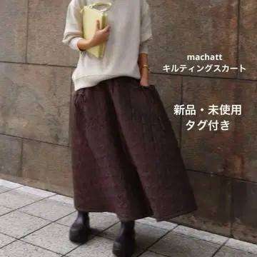 machatt 퀼팅 스커트 새상품 미사용