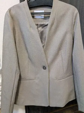 노카라 자켓 스트레이트 와이드 팬츠 THESHOPTK