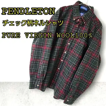 PENDLETON 펜들턴 플란넬 셔츠 플란넬 체크 USA제