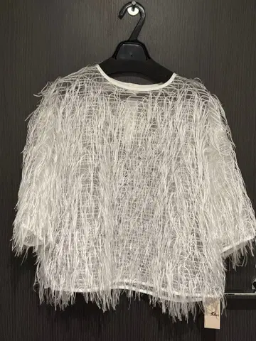 [Felice] 프린지 시어 블라우스